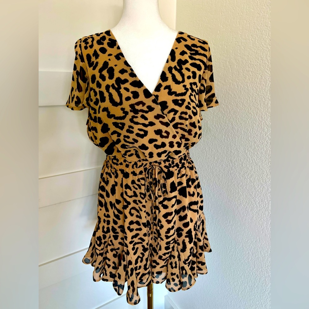 NWT leopard print romper